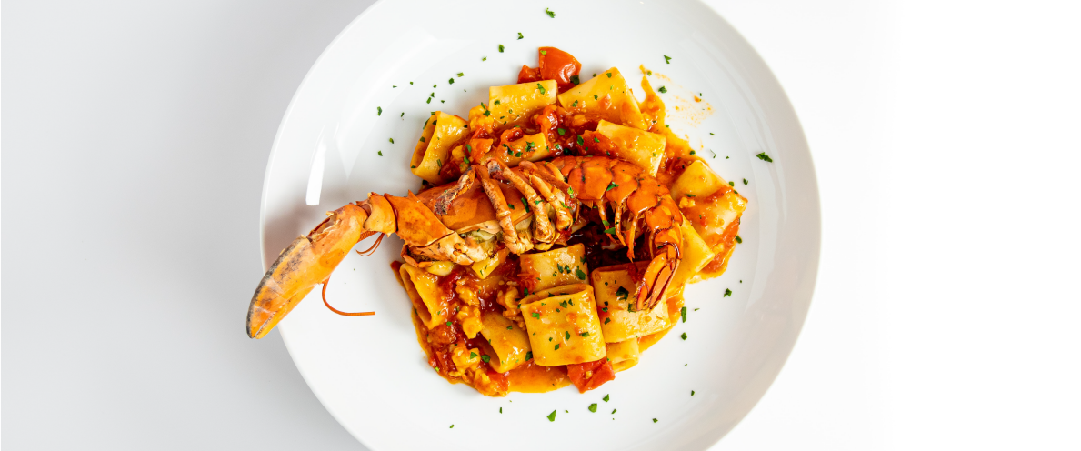 paccheri con l’astice