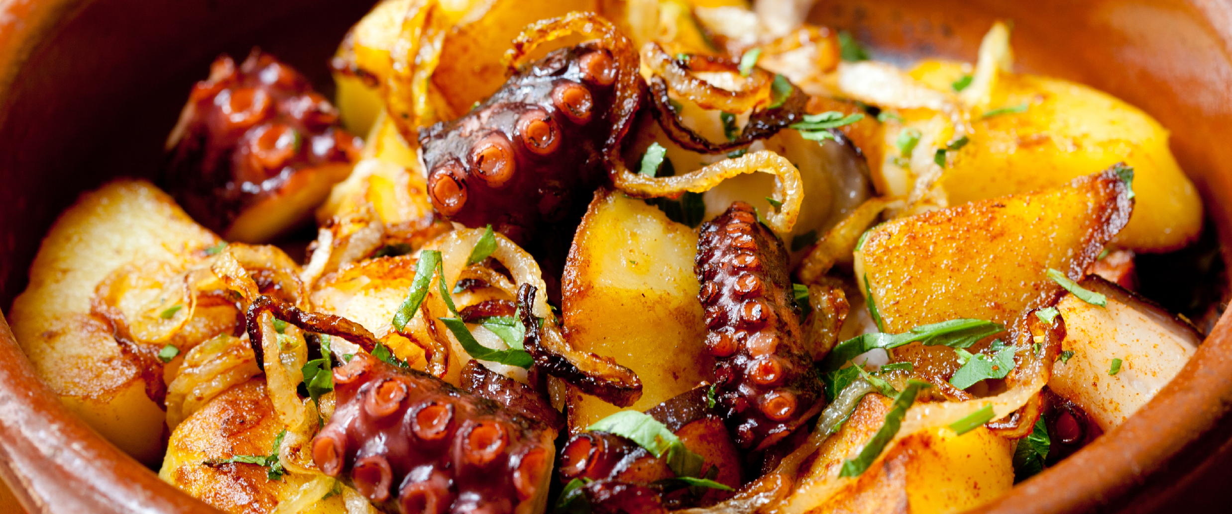 Polpo e patate in umido