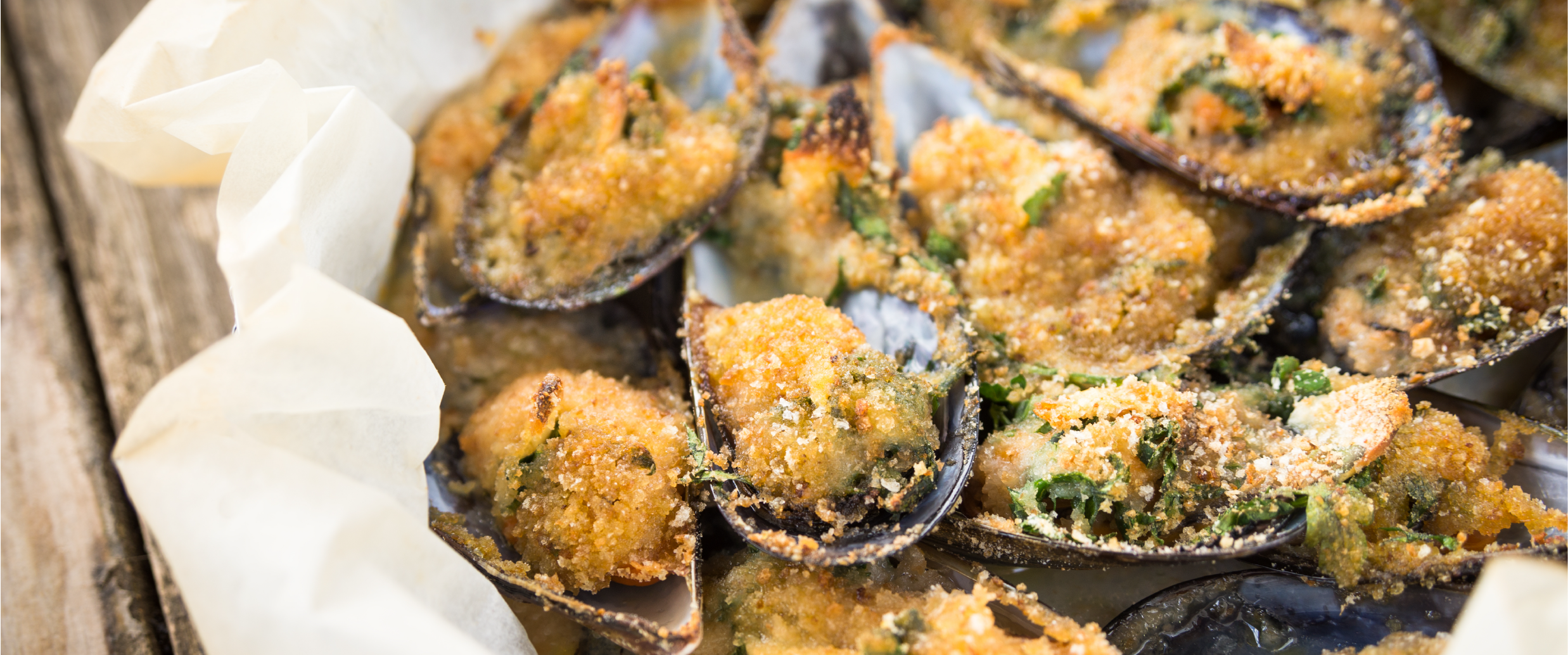 Cozze gratinate