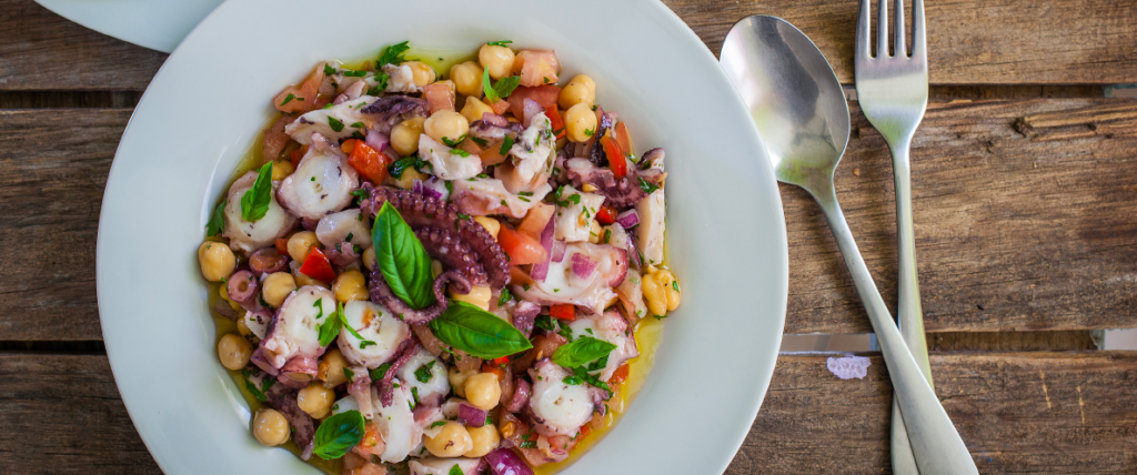 Insalata di polpo e ceci