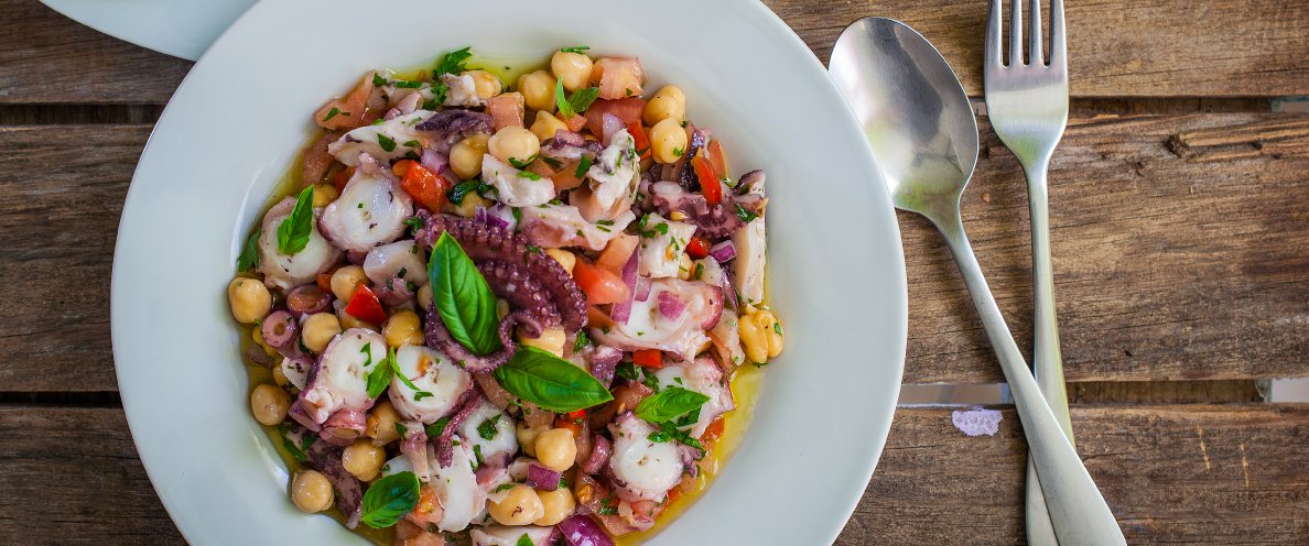 Insalata di polpo e ceci