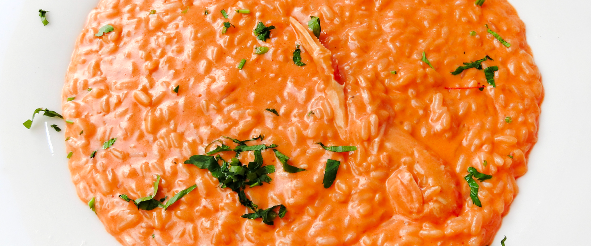 risotto alla crema di scampi