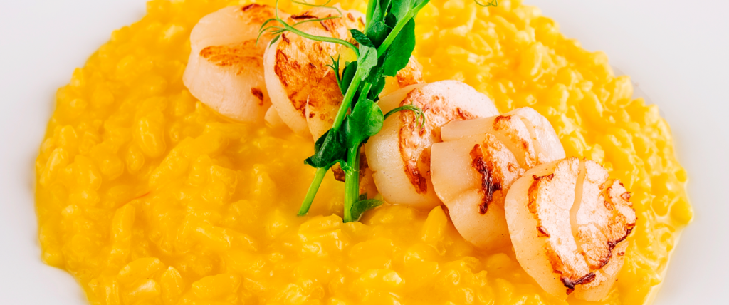 Risotto-Capesante-Zafferano